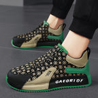 Bag Raise The Bottom Flower Cloth Casual Shoes Men Pi-Mart