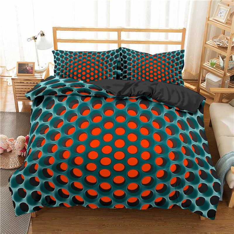 Digital Printing Three-piece Bedding Duvet Cover Pi-Mart