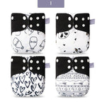 Eco-friendly Diaper Adjustable Reusable Coffee Fiber Diaper Pocket Fit Baby Nappies Pants Waterproof Nappies for Baby and Kids In Modern Design