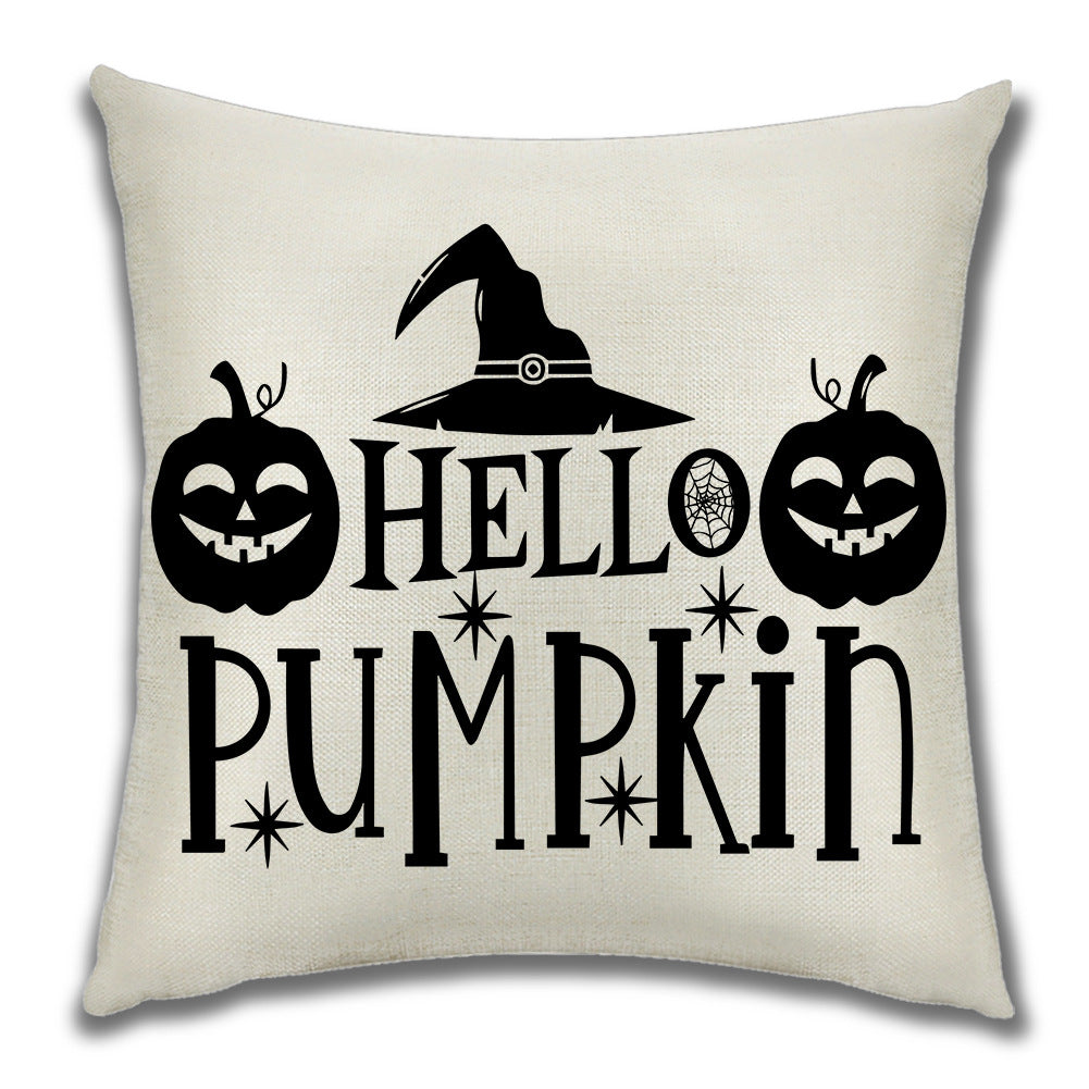 Cartoon Pumpkin Castle Sofa Cushion Cushion Pillowcase Pi-Mart