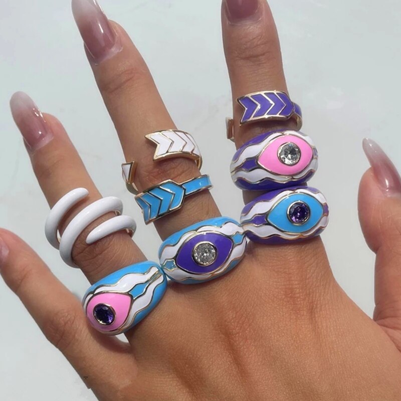 Colorful Sweet Trendy Ring - SJB-DIAMOND ELITES