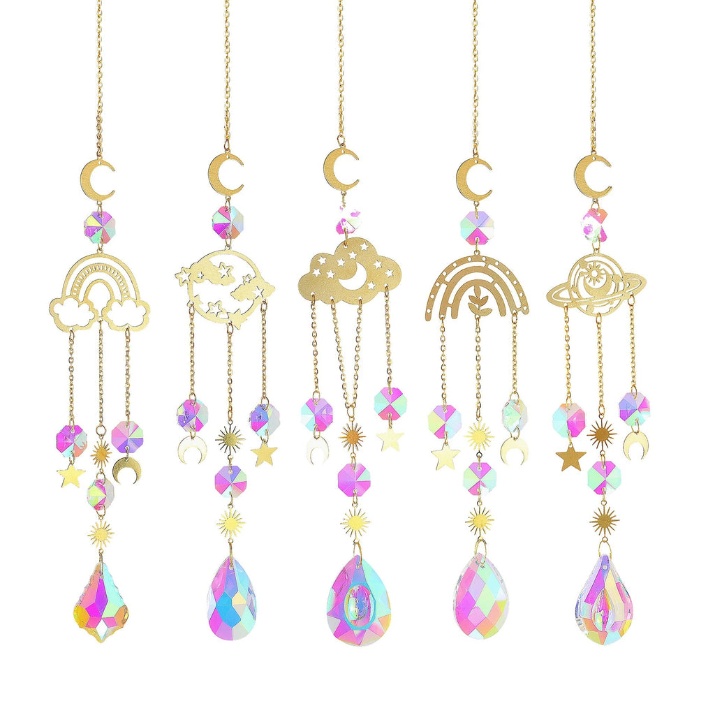 Moon Star Garden Crystal Garden Party Decoration Pendant