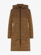 Quilted Down Jacket - Lightweight Hooded Coat | Femstylo