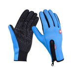 Winter Gloves Touch Screen Riding Motorcycle Sliding Waterproof Sports Gloves With Fleece Pi-Mart