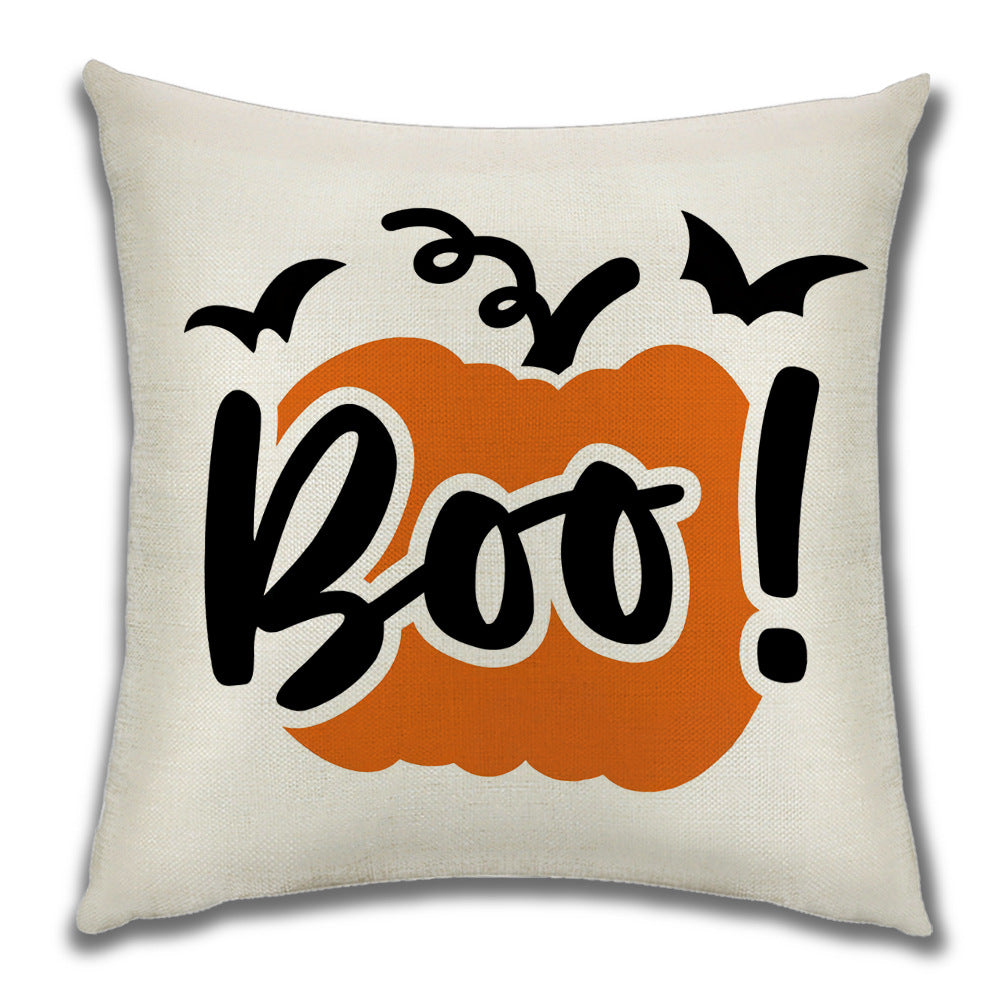 Cartoon Pumpkin Castle Sofa Cushion Cushion Pillowcase Pi-Mart