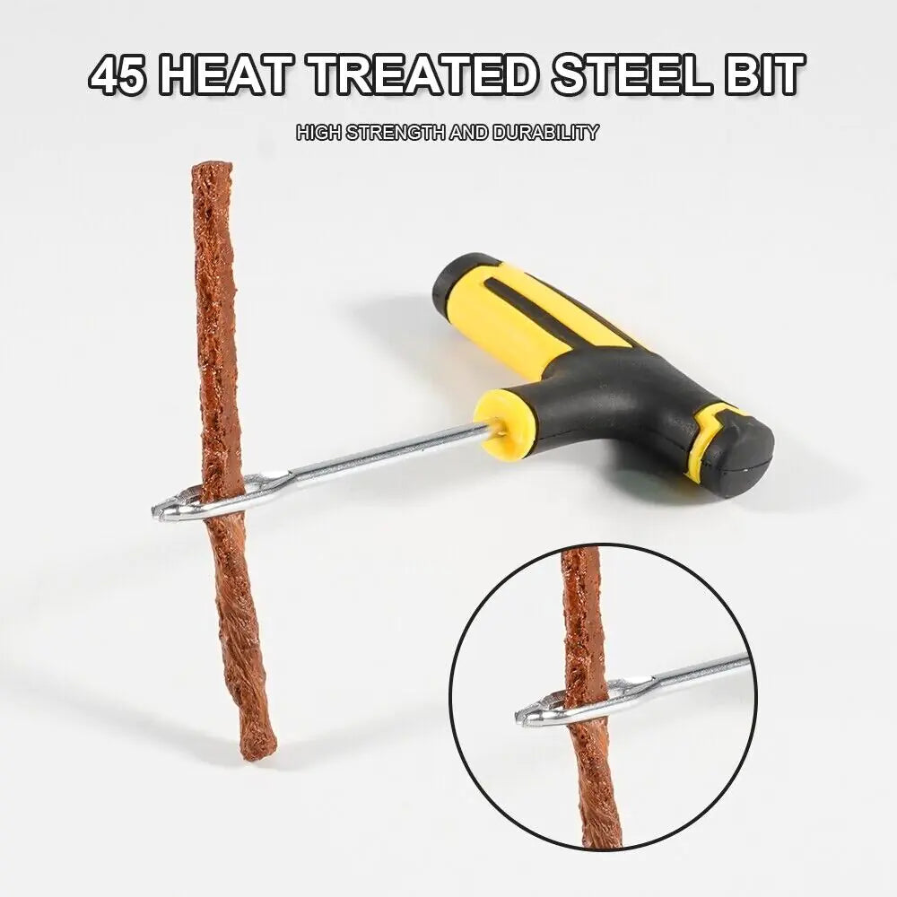 68pc Tire Repair Kit DIY Flat Tire Repair Car Truck Motorcycle Home Plug Patch Pi-Mart
