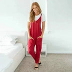 Sleeveless Jumpsuit With Pockets