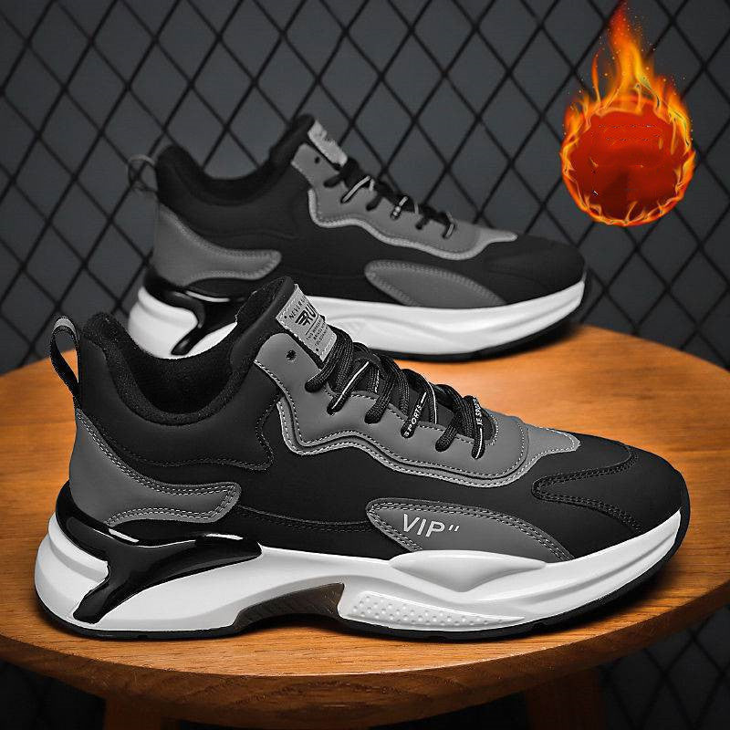 Fashion Black White Sneakers Casual Outdoor Lightweight Breathable Sports Shoes For Men Pi-Mart
