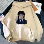 Neo-Gothic Printed Hoodie