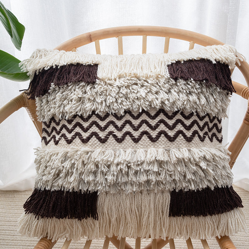 Style Wool Throw Pillow Sofa Cushion Cushion Pi-Mart