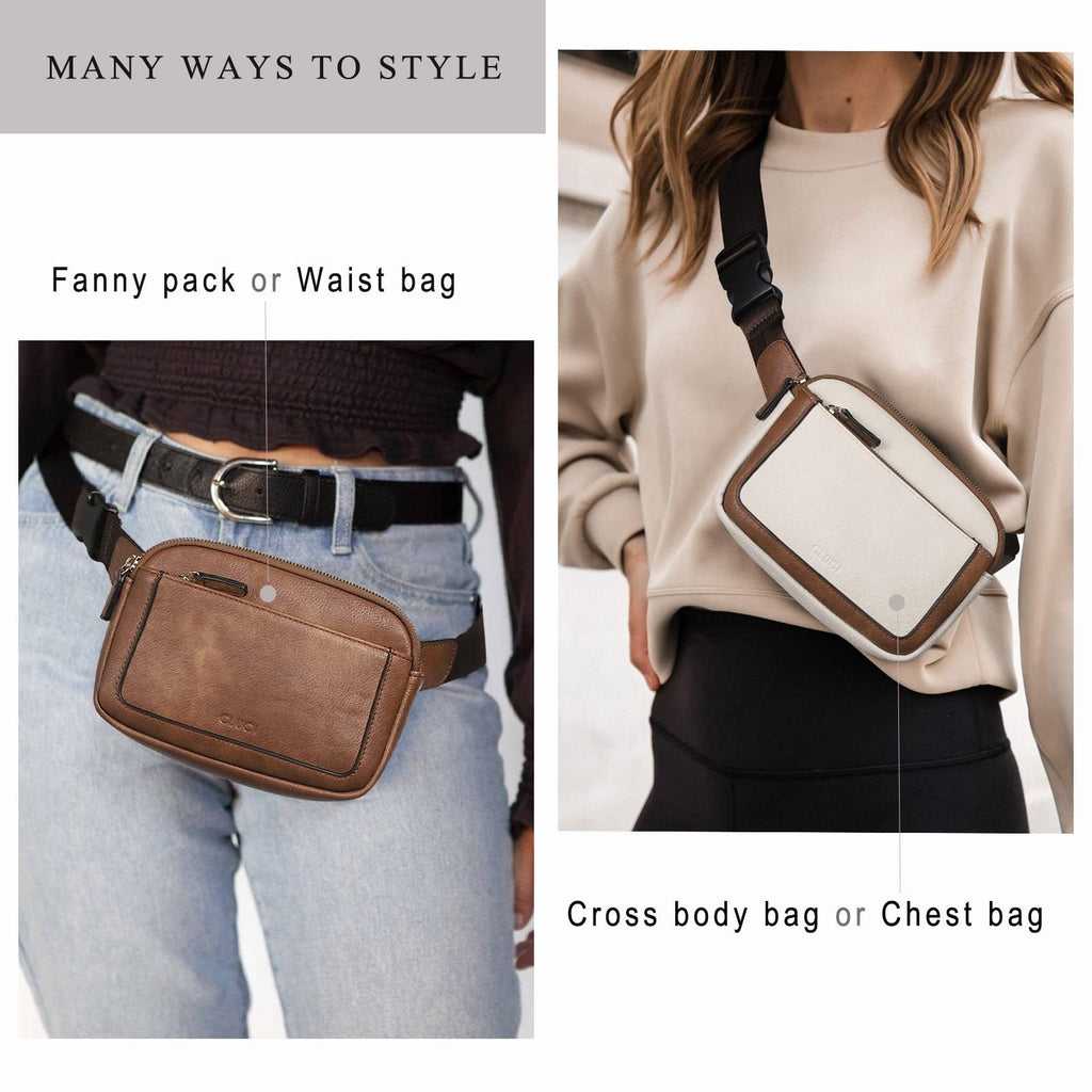 Women's Belt Bag – Mini Portable Crossbody Fanny Bag with Adjustable Shoulder Strap, Faux Leather Waist Bag for Travel & Sports – Stylish and Functional - SJB-DIAMOND ELITES