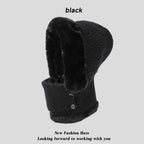 Women's Multi-functional Hat Scarf One-piece Suit Outdoor Windproof Cold-resistant Hat Pi-Mart
