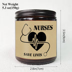 Lavender Scented Candle 5.3oz - Perfect Nursing Appreciation Gift for Men & Women, Ideal for Nurse Practitioners, Paramedics, Students - Unique Present for Birthdays, Thanksgiving, Graduation Lootquake LLC