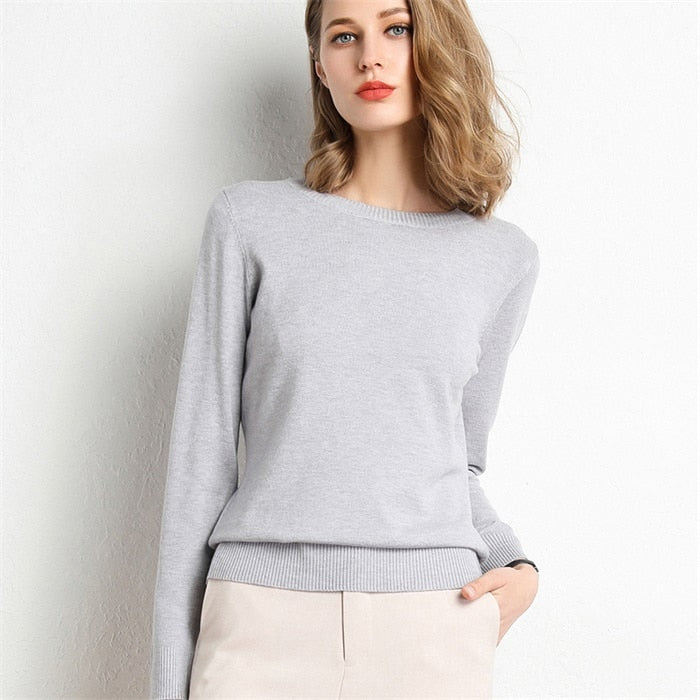 Knitted Pullover Women Sweater Pi-Mart