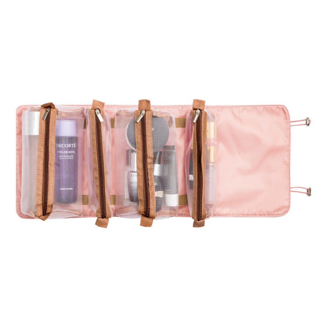 Travel portable large capacity makeup bags,Makeup bag organizers,Can be split into four-in-one cosmetic bag, toiletries and makeup storage bag, Toiletry Bag organizer, - SJB-DIAMOND ELITES