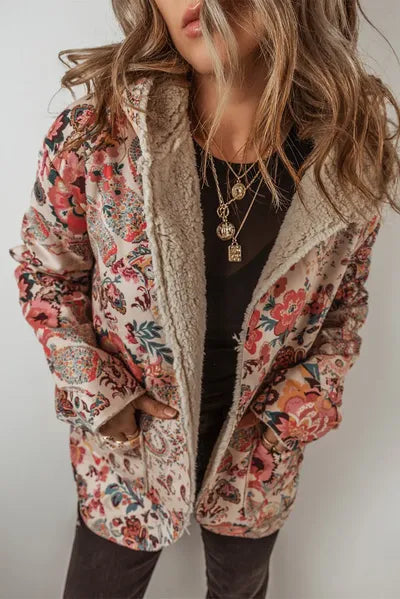 Vintage Autumn Printed Long Sleeve Hooded Jacket Lightweight & Stylish Casual Outerwear Stevvex