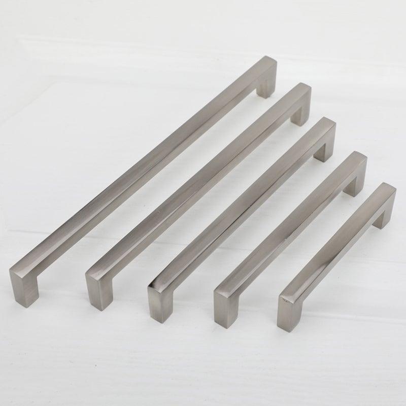 Cabinet Handles Kitchen Door Handles Drawer Knobs Aluminum Alloy Wardrobe Door Handles Brushed Modern Style Hardware  Stainless Steel Kitchen Cabinet Pulls For Kitchen Cabinet Drawer Door Cupboard Decorative Modern Hardware For Cabinet Stevvex