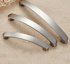 Cabinet Handles Kitchen Door Handles Drawer Knobs Aluminum Alloy Wardrobe Door Handles Brushed Modern Style Hardware  Stainless Steel Kitchen Cabinet Pulls For Kitchen Cabinet Drawer Door Cupboard Decorative Modern Hardware For Cabinet Stevvex