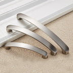 Cabinet Handles Kitchen Door Handles Drawer Knobs Aluminum Alloy Wardrobe Door Handles Brushed Modern Style Hardware  Stainless Steel Kitchen Cabinet Pulls For Kitchen Cabinet Drawer Door Cupboard Decorative Modern Hardware For Cabinet Stevvex