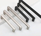Cabinet Handles Kitchen Door Handles Drawer Knobs Aluminum Alloy Wardrobe Door Handles Brushed Modern Style Hardware  Stainless Steel Kitchen Cabinet Pulls For Kitchen Cabinet Drawer Door Cupboard Decorative Modern Hardware For Cabinet Stevvex