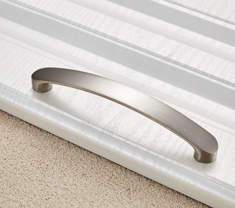 Cabinet Handles Kitchen Door Handles Drawer Knobs Aluminum Alloy Wardrobe Door Handles Brushed Modern Style Hardware  Stainless Steel Kitchen Cabinet Pulls For Kitchen Cabinet Drawer Door Cupboard Decorative Modern Hardware For Cabinet Stevvex