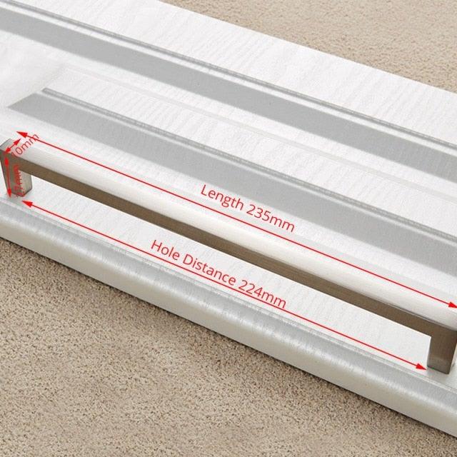 Cabinet Handles Kitchen Door Handles Drawer Knobs Aluminum Alloy Wardrobe Door Handles Brushed Modern Style Hardware  Stainless Steel Kitchen Cabinet Pulls For Kitchen Cabinet Drawer Door Cupboard Decorative Modern Hardware For Cabinet Stevvex