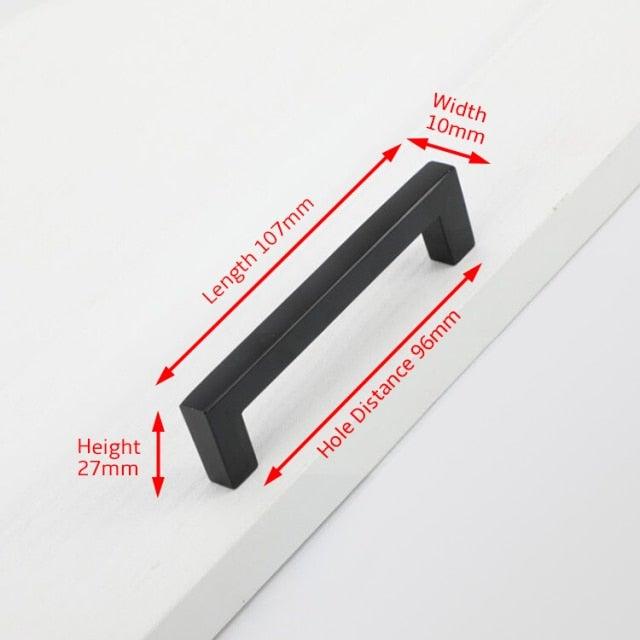 Cabinet Handles Kitchen Door Handles Drawer Knobs Aluminum Alloy Wardrobe Door Handles Brushed Modern Style Hardware  Stainless Steel Kitchen Cabinet Pulls For Kitchen Cabinet Drawer Door Cupboard Decorative Modern Hardware For Cabinet Stevvex