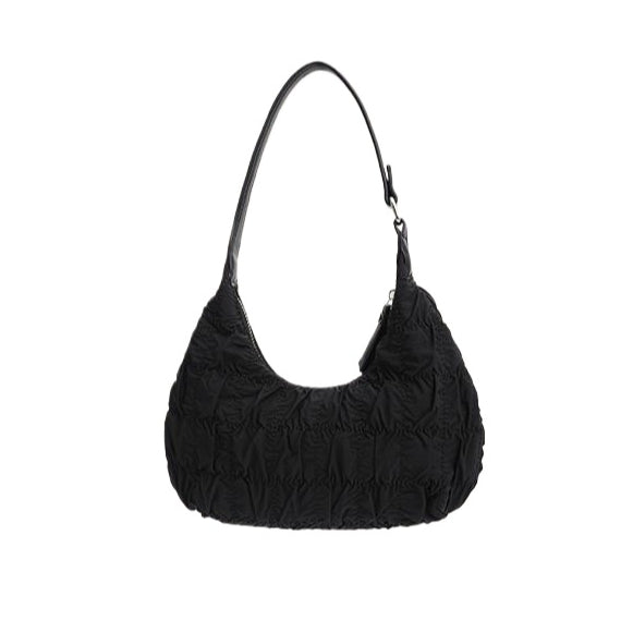 small shoulder bag cream puff bag pleated bag hobo - SJB-DIAMOND ELITES