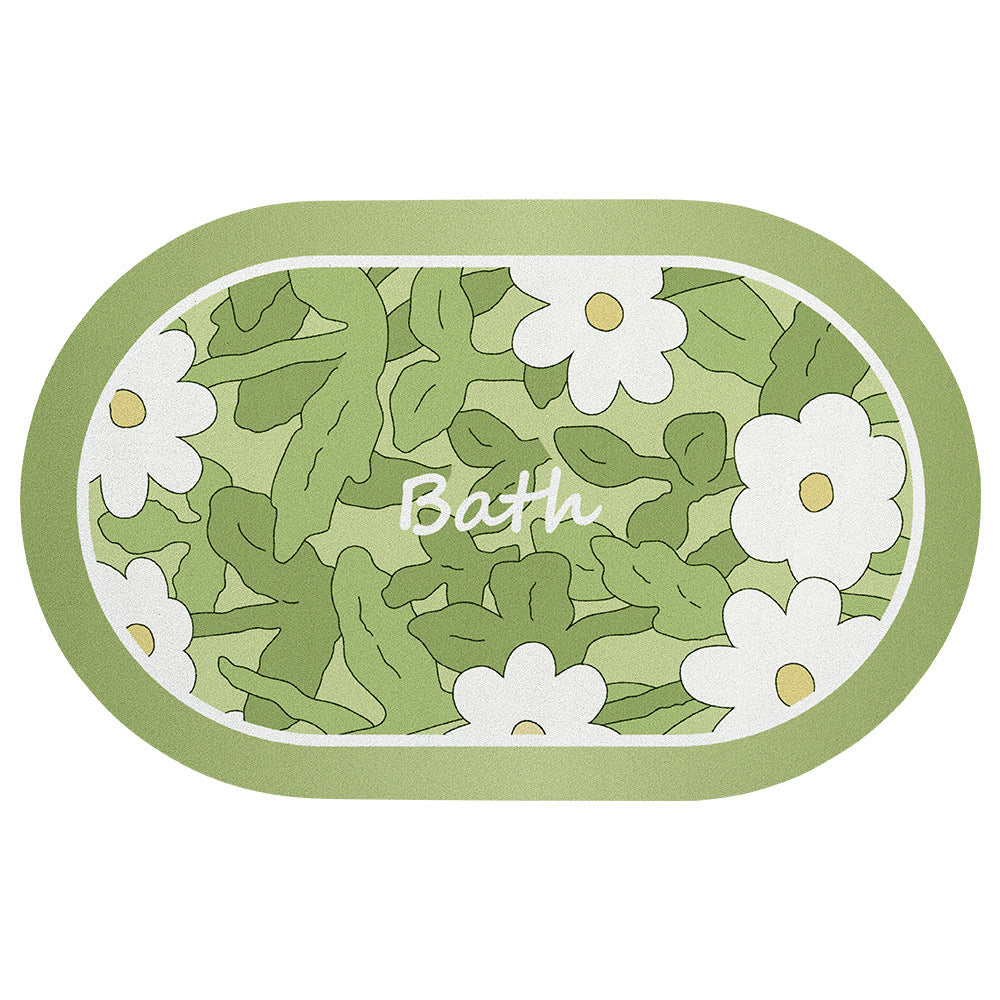 Bathroom Thickened Absorbent Floor Mat Pi-Mart
