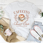 Cafecito Social Club Tee Peachy Sunday