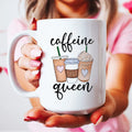 Caffeine Queen Ceramic Mug 15 oz Peachy Sunday