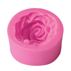 Cake Decorating Tools 3D Rose Flower Silicone Mold Gift Decorating Chocolate Cookie Soap Baking Molds Flower Bloom Rose Shape Silicone Soap 3D Cake Molds Cupcake Jelly Candy Chocolate Decoration Baking Tool Molds Stevvex