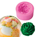 Cake Decorating Tools 3D Rose Flower Silicone Mold Gift Decorating Chocolate Cookie Soap Baking Molds Flower Bloom Rose Shape Silicone Soap 3D Cake Molds Cupcake Jelly Candy Chocolate Decoration Baking Tool Molds Stevvex