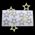 Cake Decorating Tools 3D Star Shape Silicone Mold Cupcake Chocolate Mould Decor Muffin Pan Baking Star Silicone Fondant Mold Flexible Molds Star Chocolate Mold For Dessert Candy Cupcake Topper Stevvex