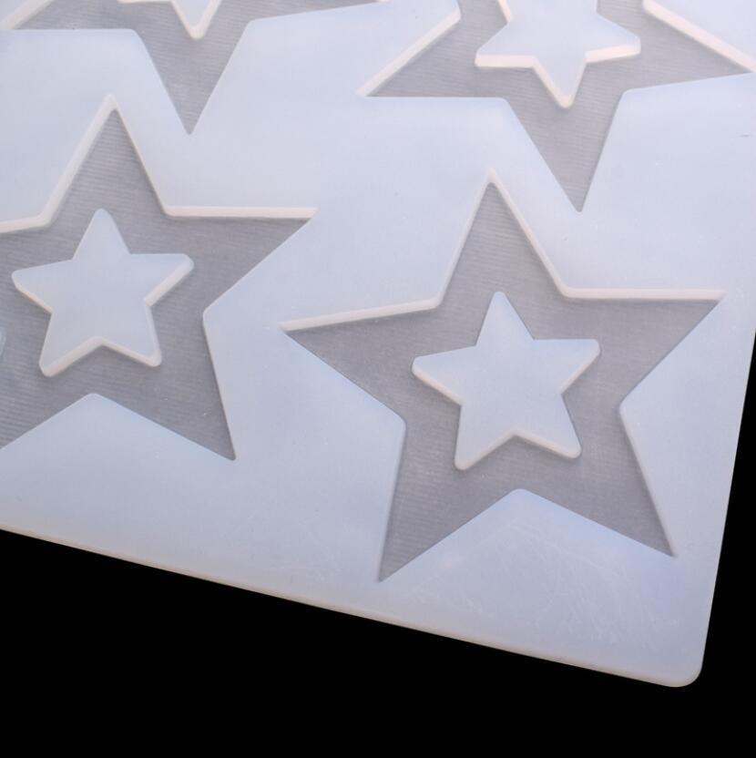 Cake Decorating Tools 3D Star Shape Silicone Mold Cupcake Chocolate Mould Decor Muffin Pan Baking Star Silicone Fondant Mold Flexible Molds Star Chocolate Mold For Dessert Candy Cupcake Topper Stevvex