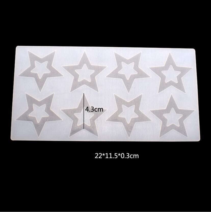 Cake Decorating Tools 3D Star Shape Silicone Mold Cupcake Chocolate Mould Decor Muffin Pan Baking Star Silicone Fondant Mold Flexible Molds Star Chocolate Mold For Dessert Candy Cupcake Topper Stevvex