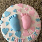 Cake Mold 3D Baby Feet Silicone Mold Chocolate Fondant Cake Decorating Baking Tool Bakeware Pudding Baking Paste Mold  Baby Foot Prints Silicone Molds, Fondant Soap Mold Baby Shower Cake Topper Decoration Stevvex