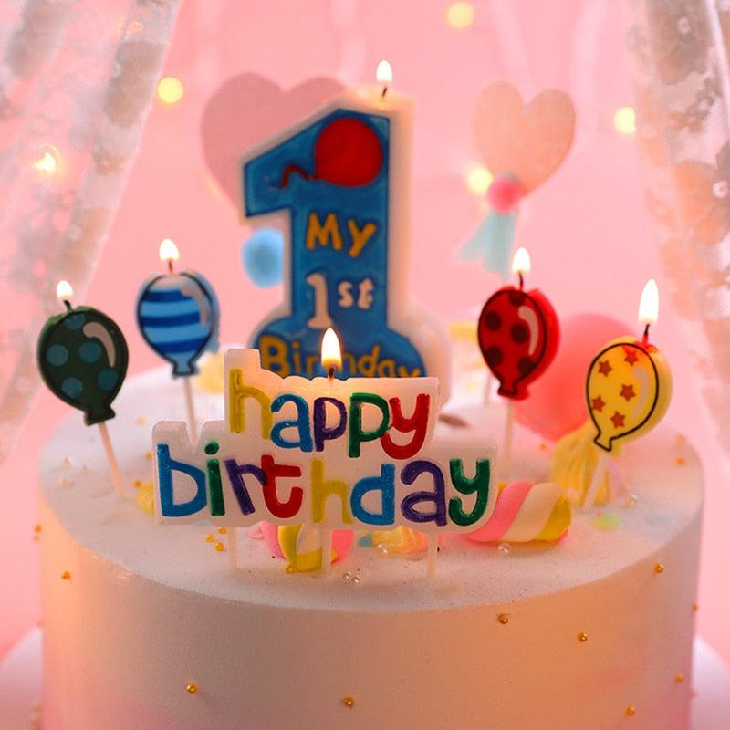 Cake Topper Baby Bathing Oversized Number 1 Year Old Baby Birthday Candle Birthday Candle Cute Cake Candle Decoration Number Children Happy Birthday Candle Insert Creative Party Dessert Table Candle Stevvex