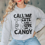 Call Me Cute An Give Me Candy Sweatshirt Peachy Sunday