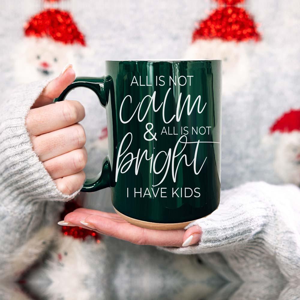 Christmas Ceramic Coffee Mug Double-Sided Snarky Holiday Gift Funny Santa Mug BandsCo Straps
