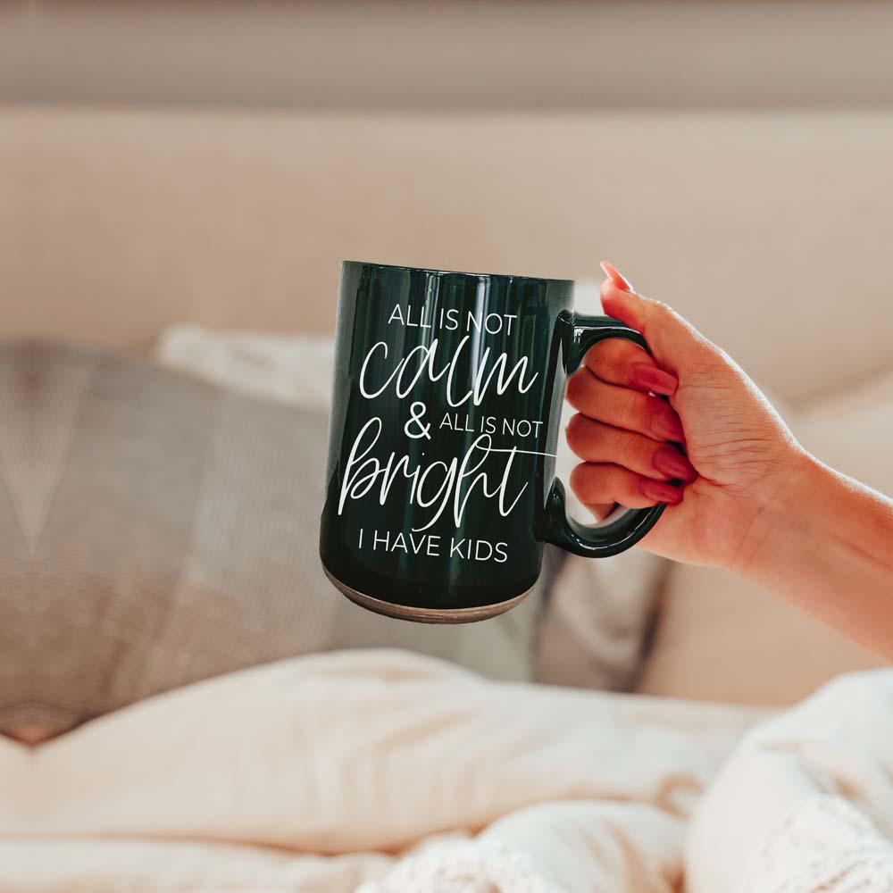 Christmas Ceramic Coffee Mug Double-Sided Snarky Holiday Gift Funny Santa Mug BandsCo Straps
