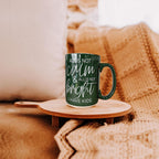 Christmas Ceramic Coffee Mug Double-Sided Snarky Holiday Gift Funny Santa Mug BandsCo Straps