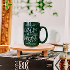 Christmas Ceramic Coffee Mug Double-Sided Snarky Holiday Gift Funny Santa Mug BandsCo Straps