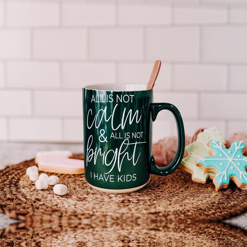 Christmas Ceramic Coffee Mug Double-Sided Snarky Holiday Gift Funny Santa Mug BandsCo Straps