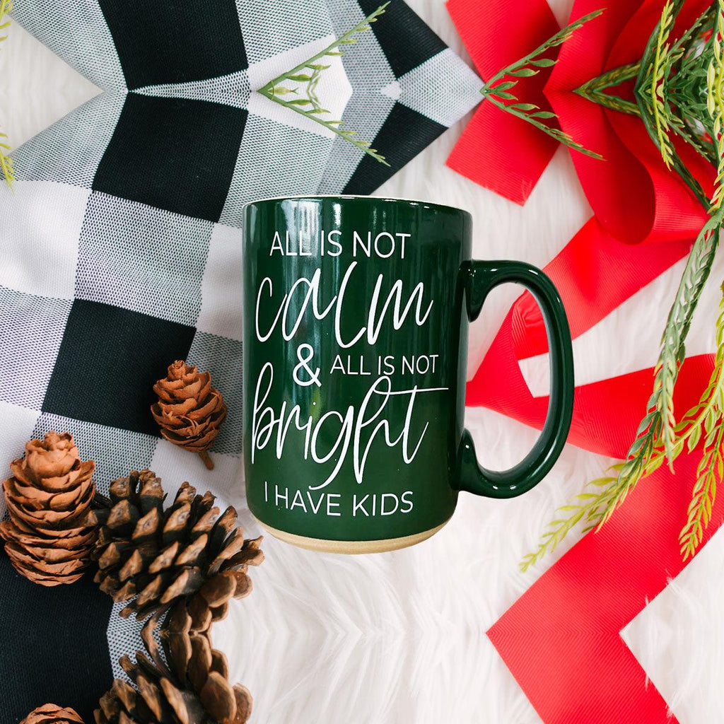 Christmas Ceramic Coffee Mug Double-Sided Snarky Holiday Gift Funny Santa Mug BandsCo Straps