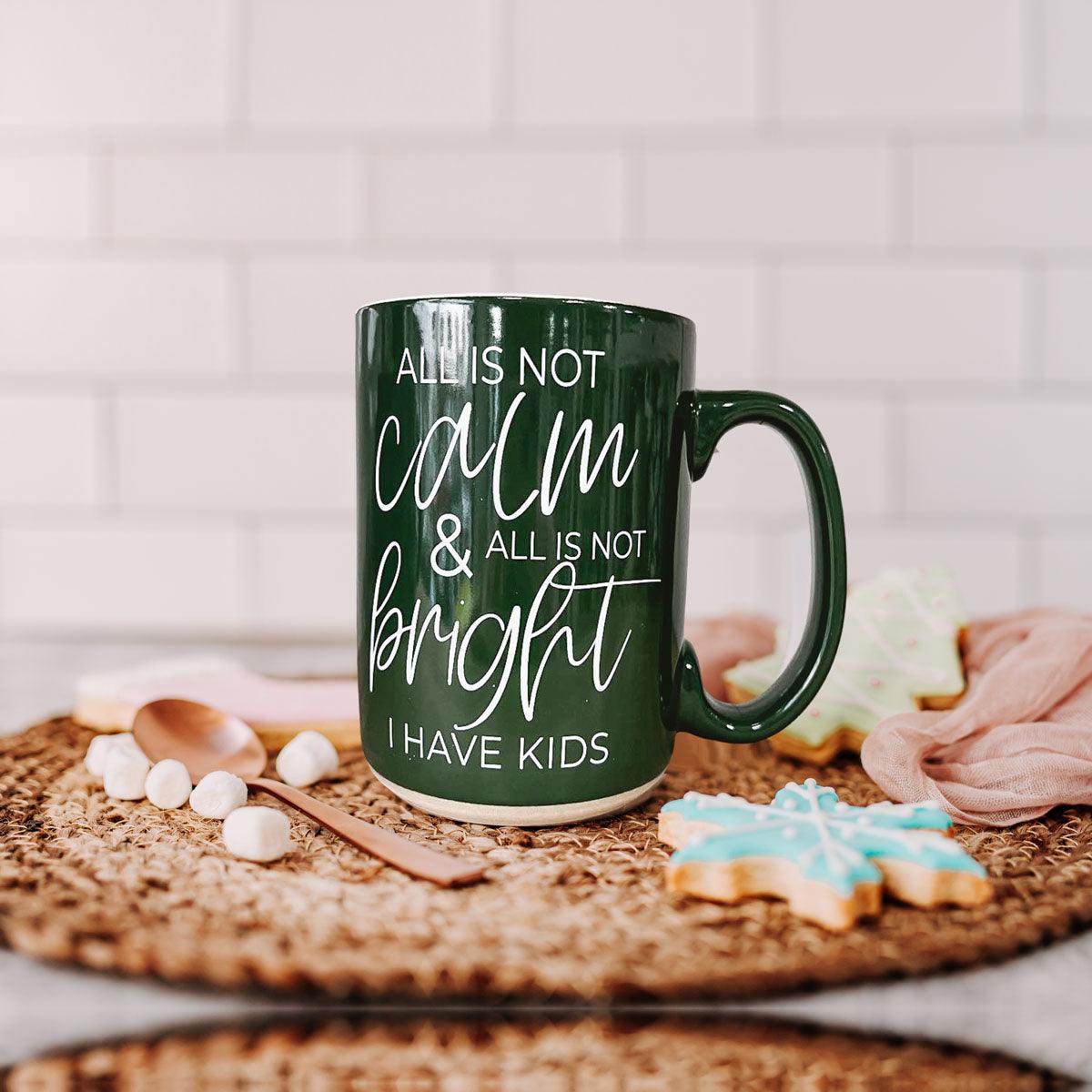 Christmas Ceramic Coffee Mug Double-Sided Snarky Holiday Gift Funny Santa Mug BandsCo Straps
