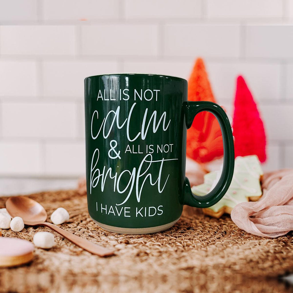 Christmas Ceramic Coffee Mug Double-Sided Snarky Holiday Gift Funny Santa Mug BandsCo Straps