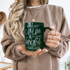 Christmas Ceramic Coffee Mug Double-Sided Snarky Holiday Gift Funny Santa Mug BandsCo Straps