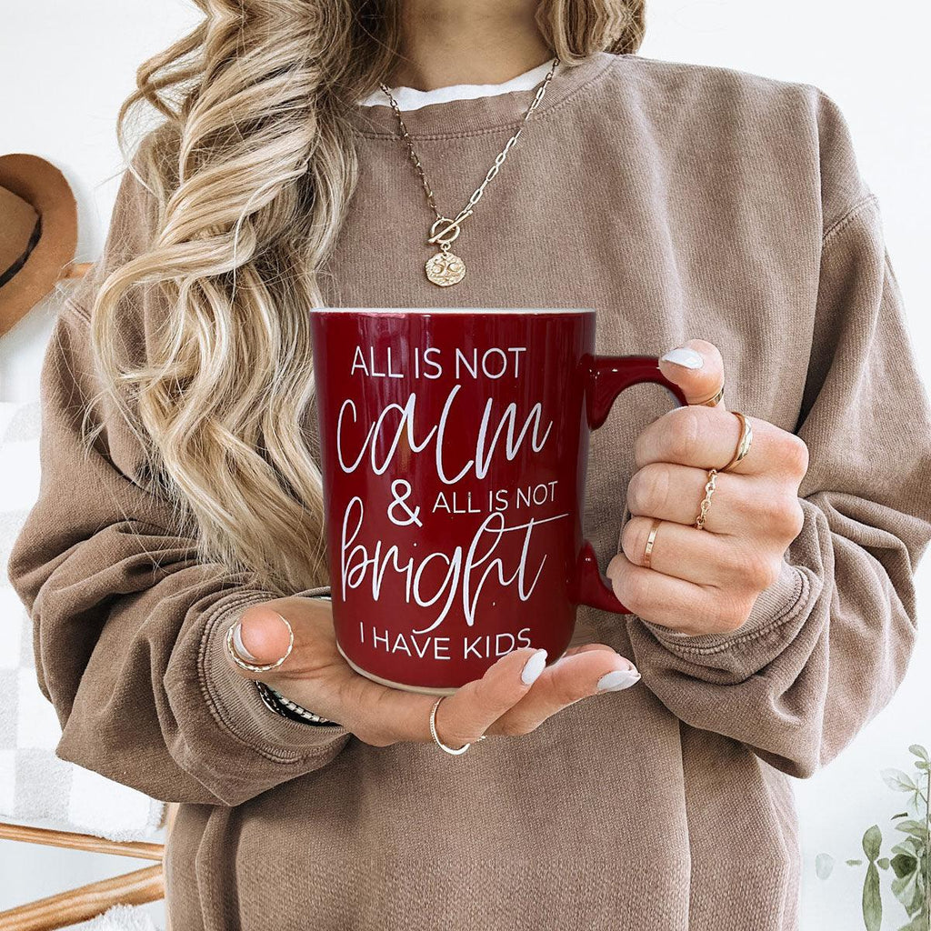 Christmas Ceramic Coffee Mug Double-Sided Snarky Holiday Gift Funny Santa Mug BandsCo Straps