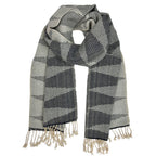 Cambodia Chevron Tapestry Scarf 100% Organic Cotton Handloomed Tassel Fringe BandsCo Straps